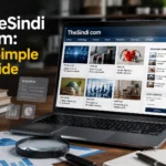 TheSindi com website guide showing its broad informational categories and online reading experience