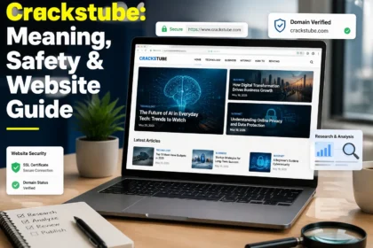 Crackstube website guide explaining digital publishing, online safety, and how to identify the correct domain