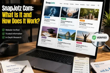 SnapJotz Com website guide showing online articles, technology content, and digital publishing information